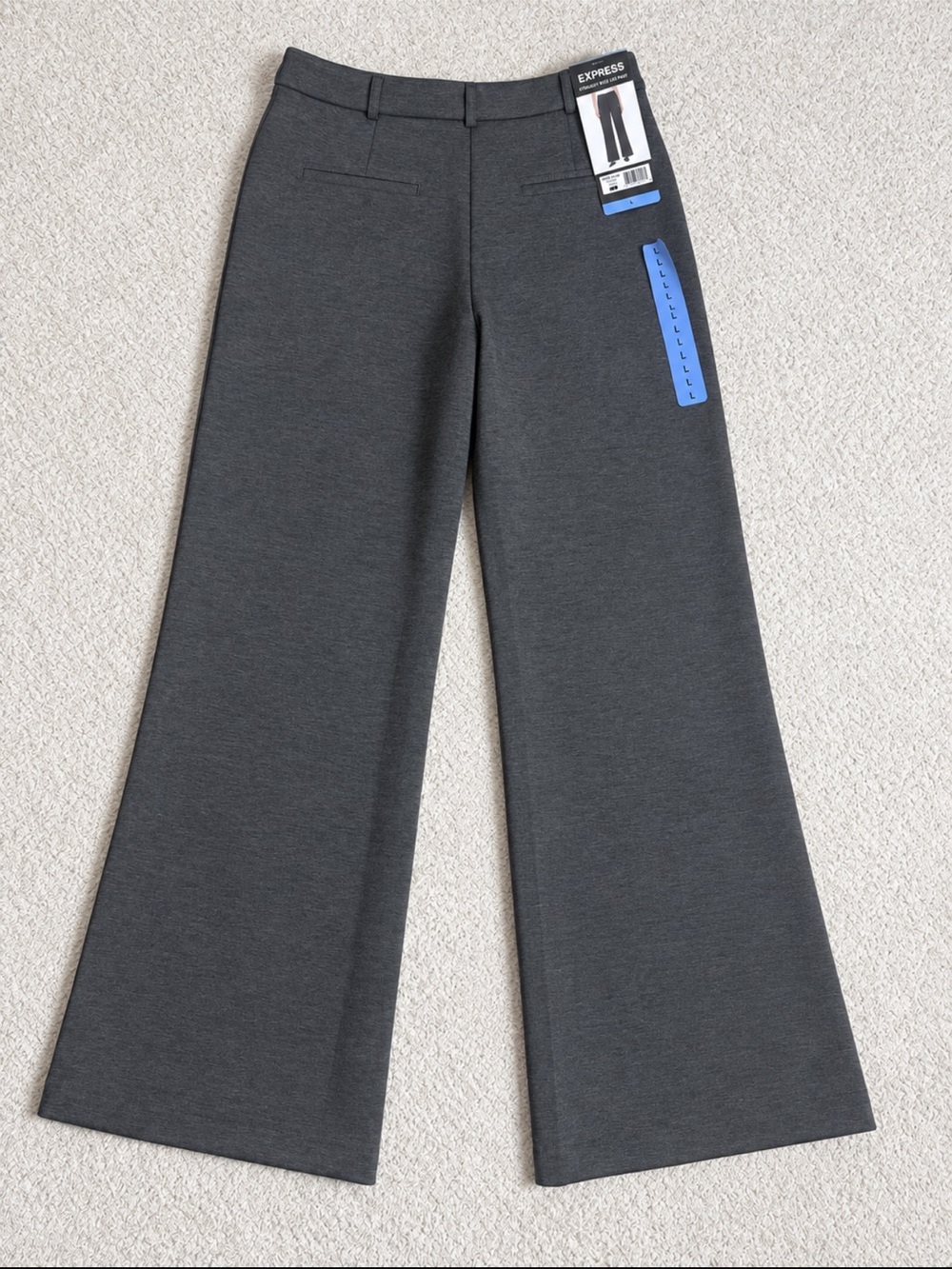 Express Girls' Charcoal Wide-Leg Dress Pants